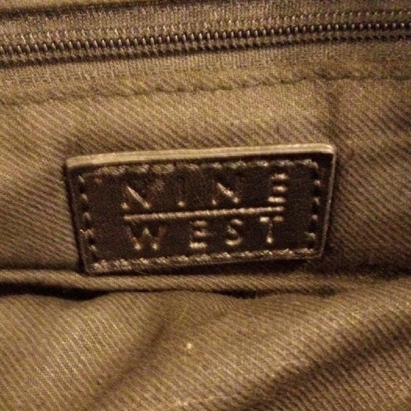 Nine West Black Satchel with Charm - Picture 5 of 8